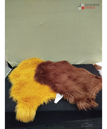 Tapis en fausse fourrure -...