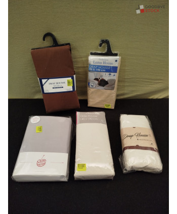 Draps housse - 30 pièces
