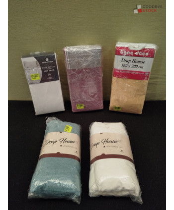 Draps housse - 25 pièces