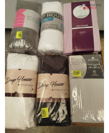 Draps housses - 25 pièces
