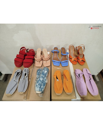Chaussures d'été - 100 paires