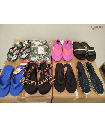 Chaussures d'été - 100 paires