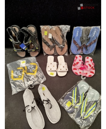 Chaussures d'été - 100 paires