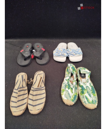 Chaussures d'été - 100 paires