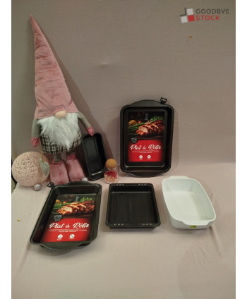 Plats et moules - 45 pièces