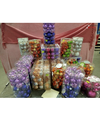 Coffrets de boules de noël...