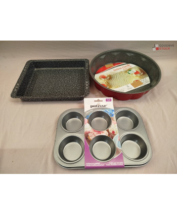 Plats et moules - 60 pièces