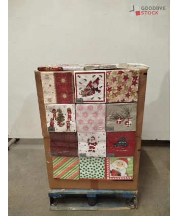 Serviettes jetable Noël -...