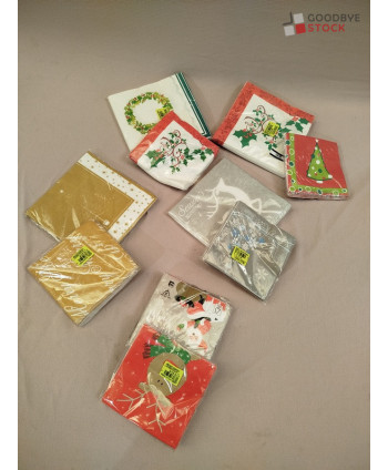 Serviettes jetable Noël -...