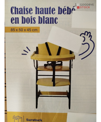 Chaise haute - 3 pièces