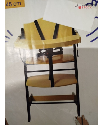 Chaise haute - 3 pièces