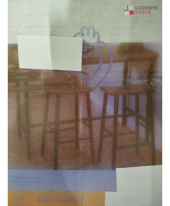 Tabouret de bar - 2 cartons