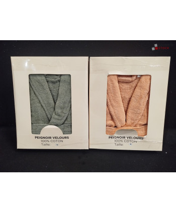 Peignoirs velours 100%...