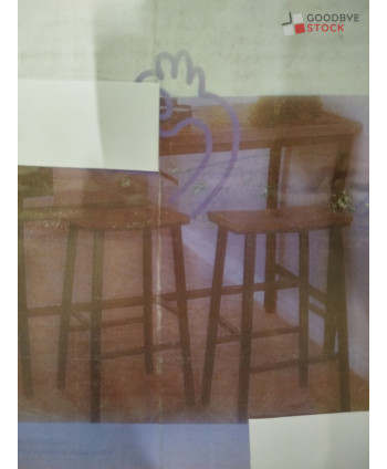 Tabouret de bar - 2 cartons