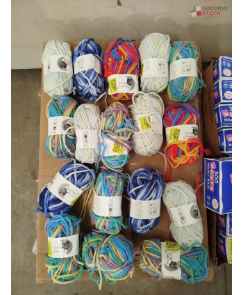 Pelotes de laine - 100 pièces