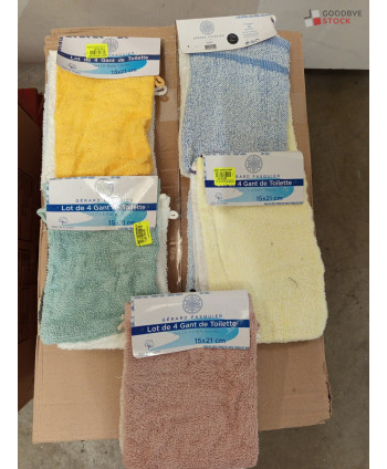 Gants de toilette - 70 paquets