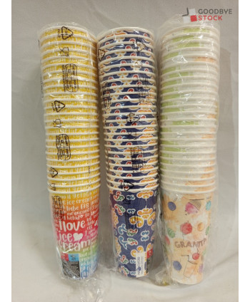 Gobelets en carton - 25 packs