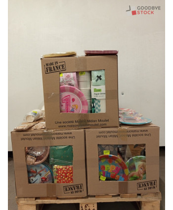 Vaisselle jetable - 400 pièces