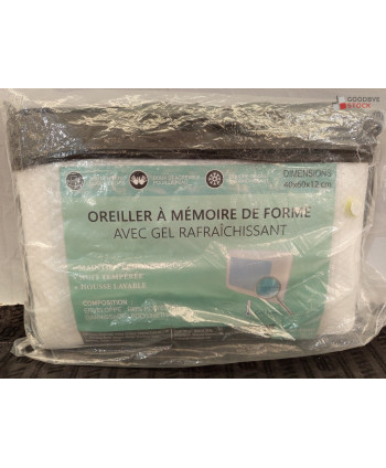 oreiller à mémoire de forme...