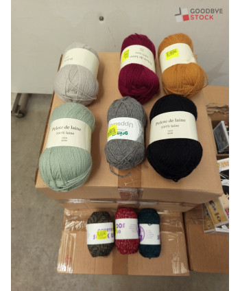 Pelotes de laine - 100 bobines
