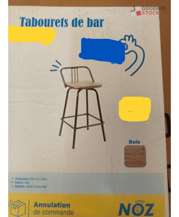 Tabouret de bar - 3 cartons