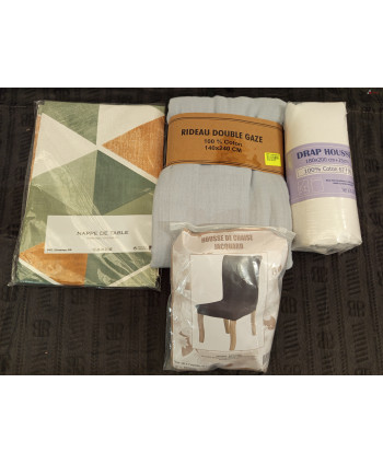 Linge de maison et linge de...