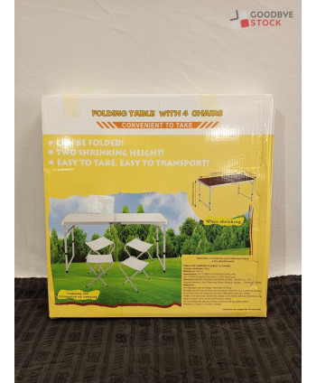 Table pliante avec 4...