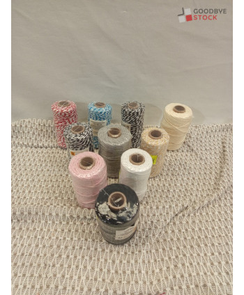 Bobines de corde en coton -...