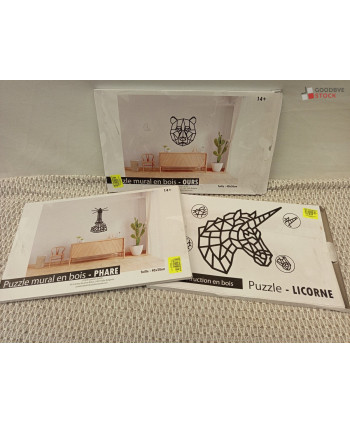 Puzzles mural en bois - 85...