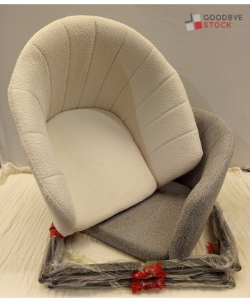 Fauteuil bouclette - 3 pièces