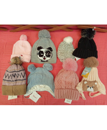 Bonnets 100% marque enfant...