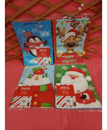 pack de 3 Gift bags noel -...