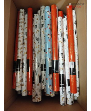 Papiers cadeaux - 210 pièces